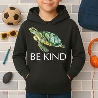 Be Kind Turtle Kids Hoodie thumb 2