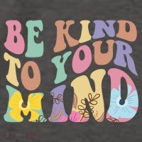 Be Kind To Your Mind Mental Health Vector Backpack thumb 2