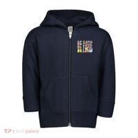 Be Kind To Your Mind Mental Health Toddler Zip Fleece Hoodie thumb 0