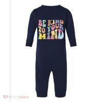 Be Kind To Your Mind Mental Health Infant Fleece One Piece thumb 0