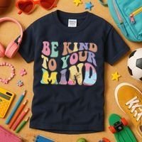Be Kind To Your Mind Mental Health Kids T-Shirt thumb 3