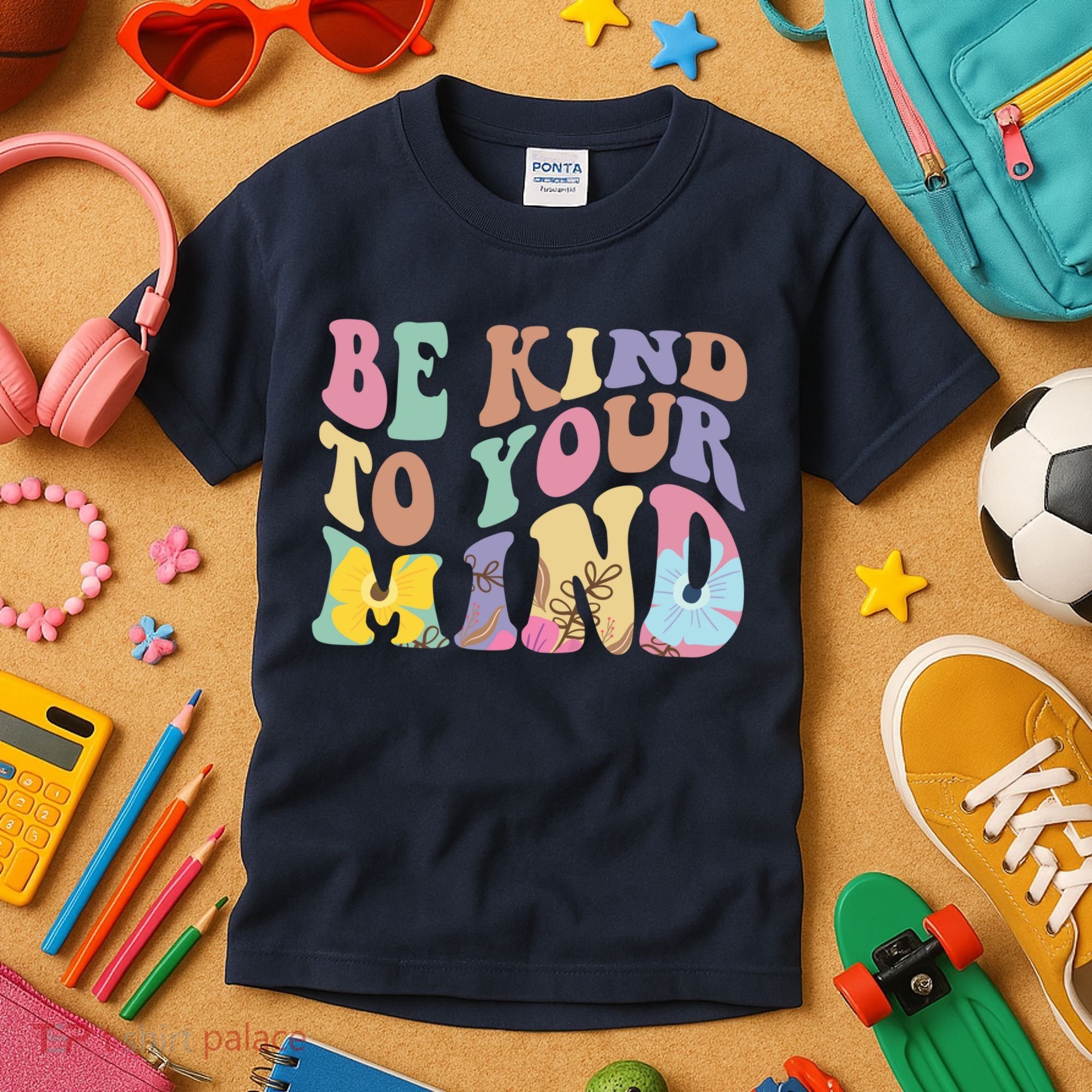 Be Kind To Your Mind Mental Health Kids T-Shirt