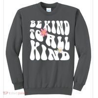 Be Kind To All Kind Retro Quote Sweatshirt thumb 0