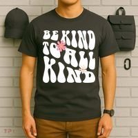 Be Kind To All Kind Retro Quote T-Shirt thumb 6