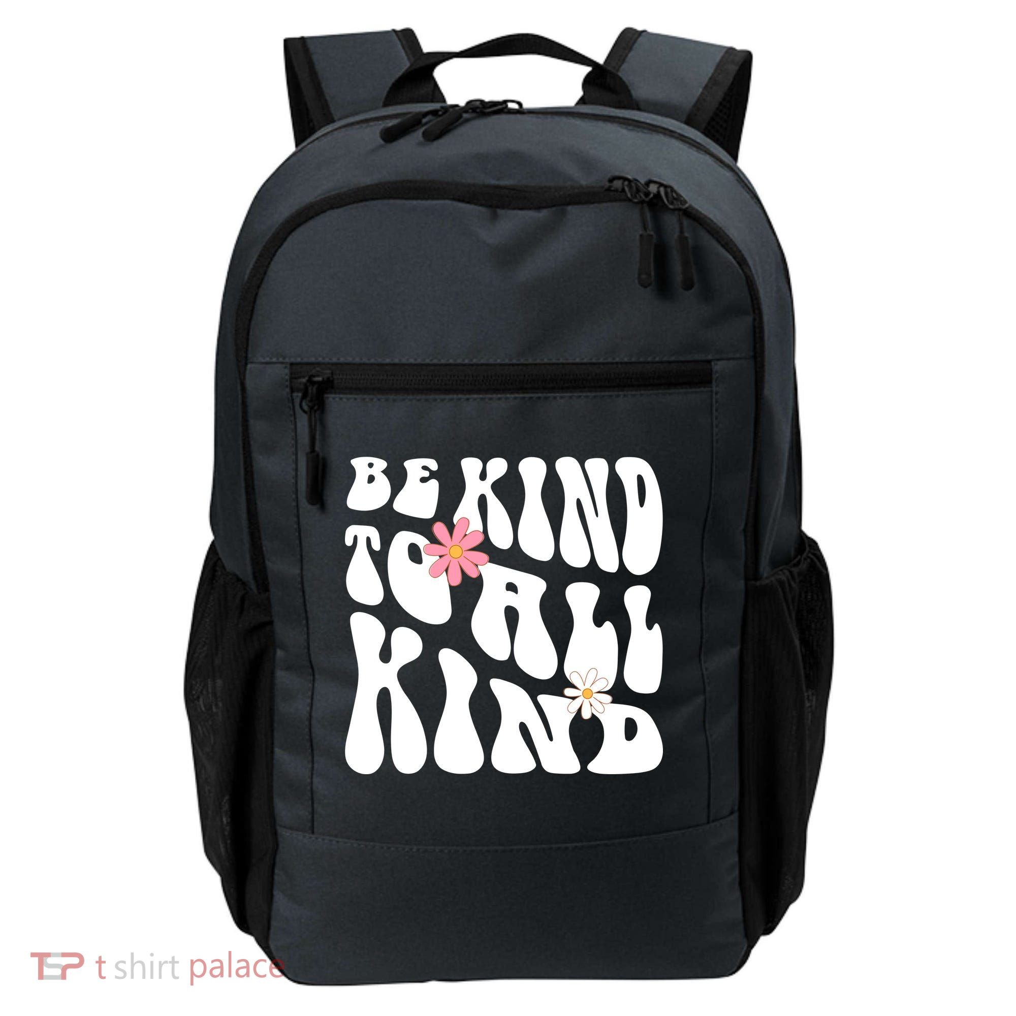 Be Kind To All Kind Retro Quote Backpack