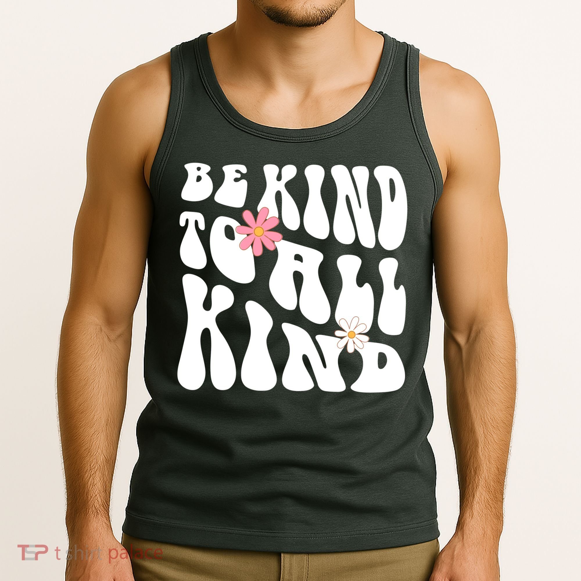 Be Kind To All Kind Retro Quote Tank Top