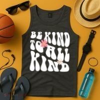 Be Kind To All Kind Retro Quote Tank Top thumb 4
