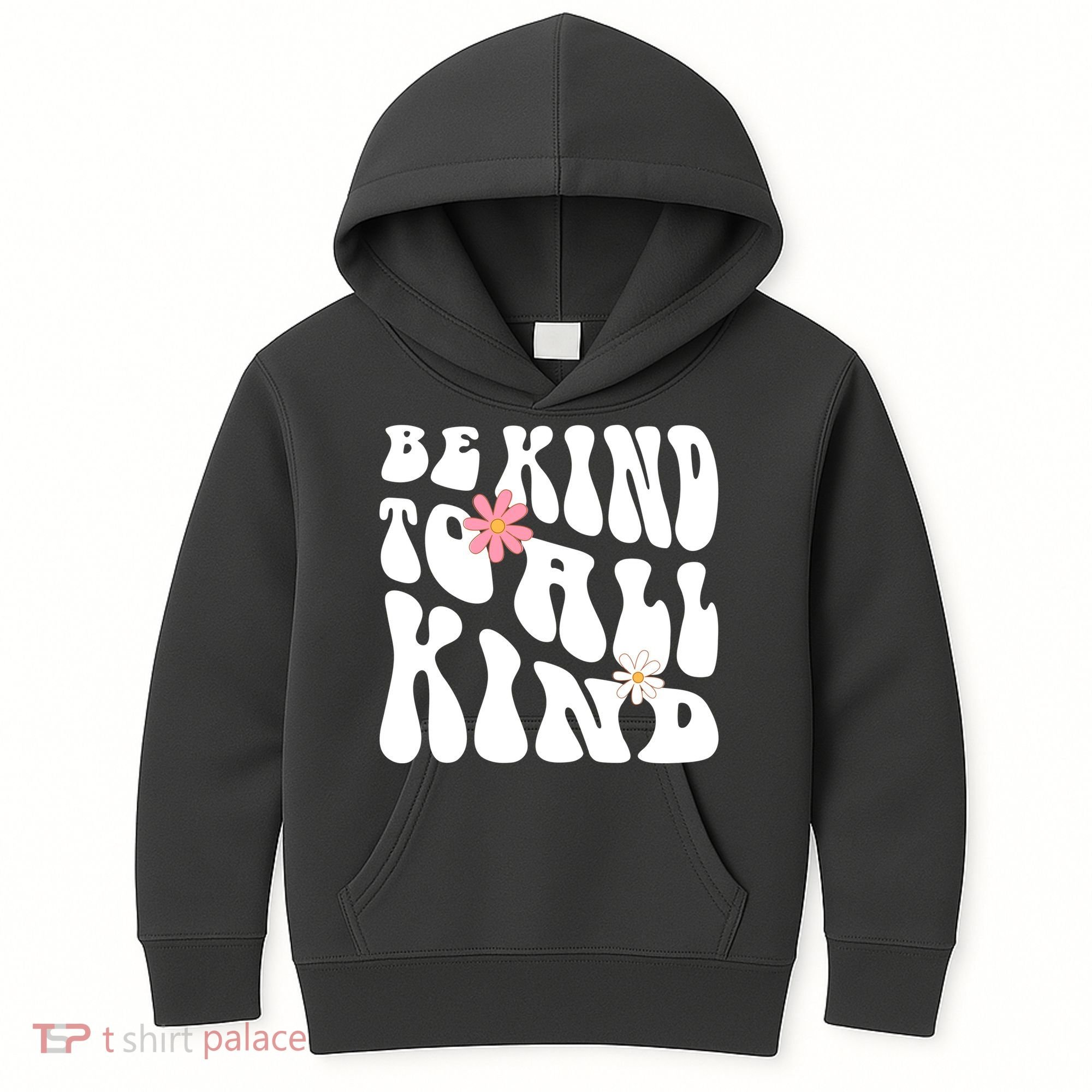 Be Kind To All Kind Retro Quote Kids Hoodie