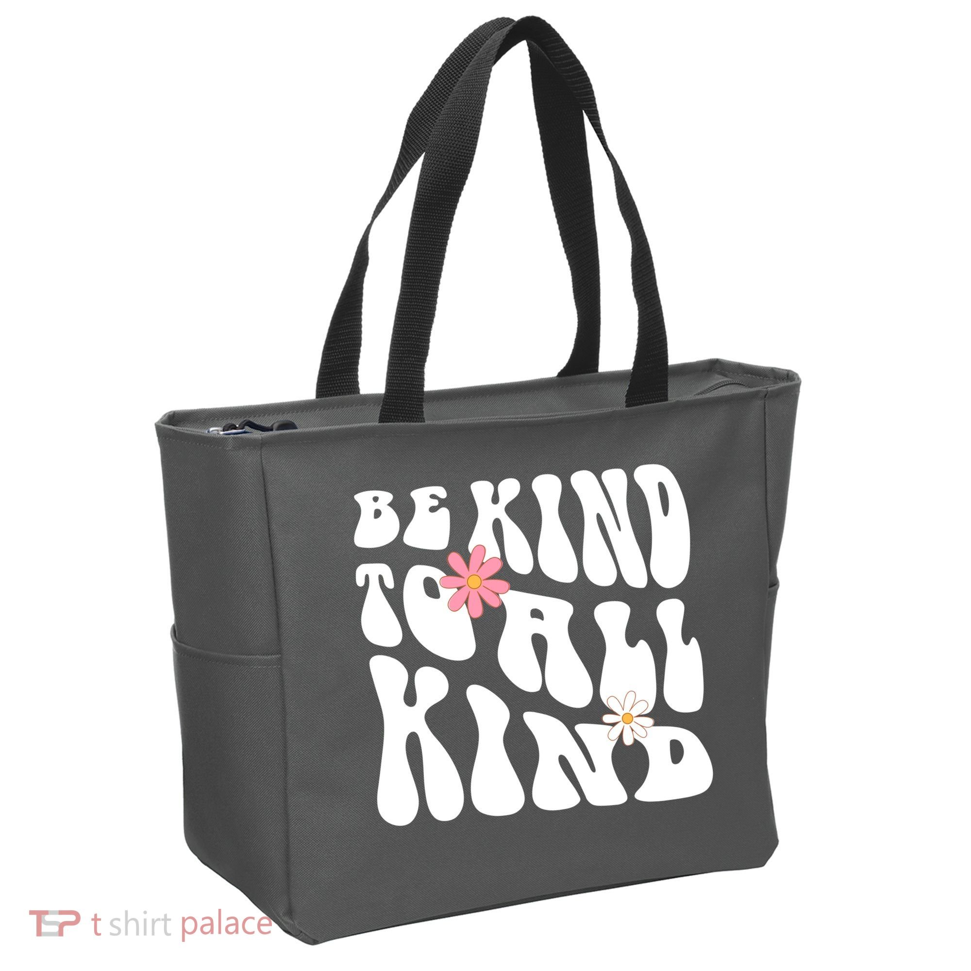 Be Kind To All Kind Retro Quote Tote Bag
