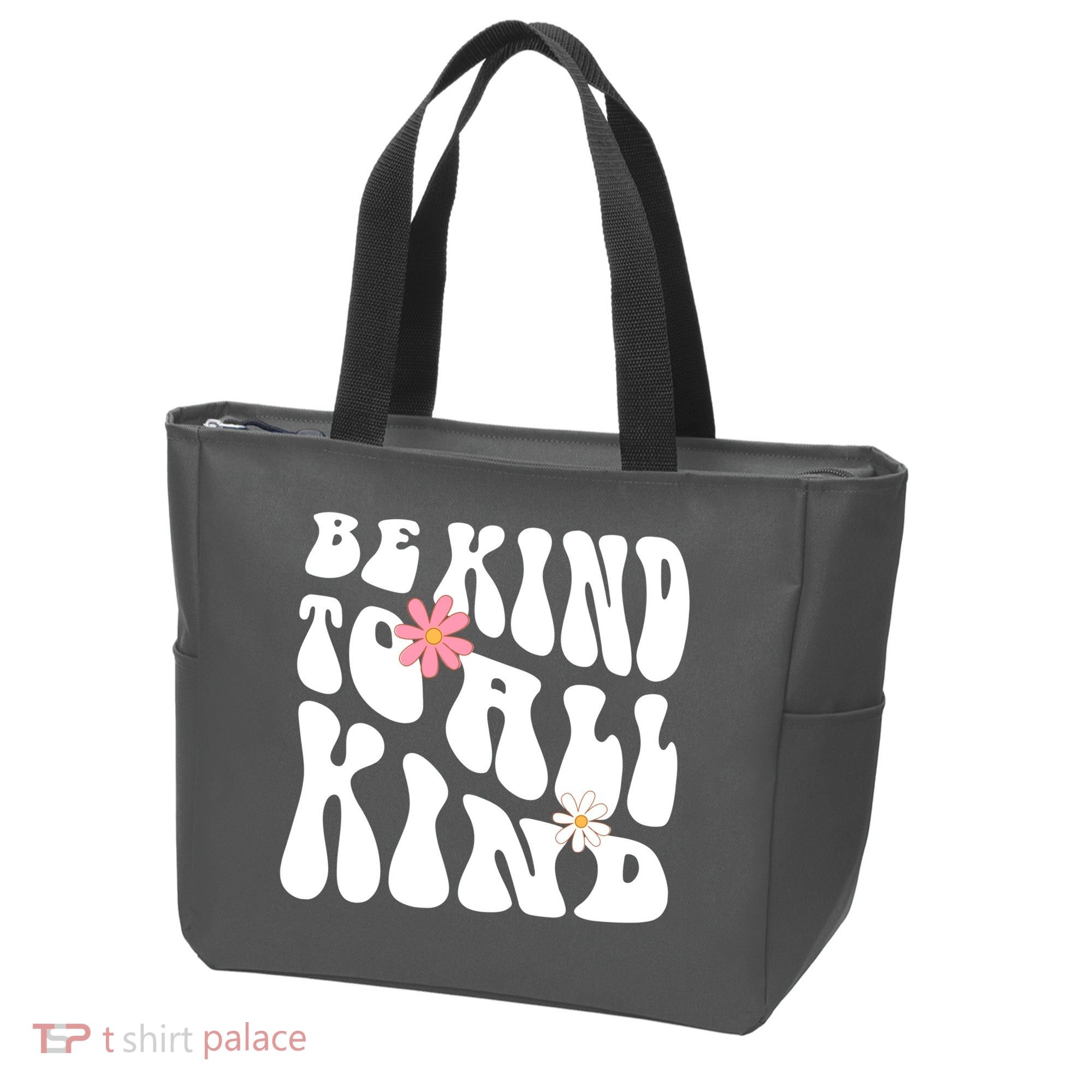 Be Kind To All Kind Retro Quote Tote Bag