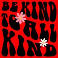 Be Kind To All Kind Retro Quote Santa Hat thumb 1