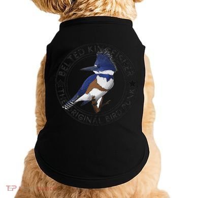 Belted Kingfisher The Original Bird Punk Doggie Tank