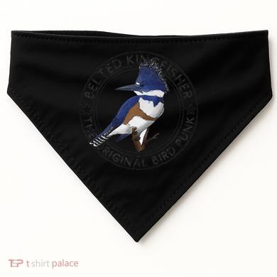 Belted Kingfisher The Original Bird Punk USA-Made Doggie Bandana