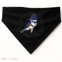 Belted Kingfisher The Original Bird Punk USA-Made Doggie Bandana thumb 0