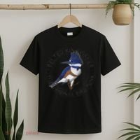 Belted Kingfisher The Original Bird Punk T-Shirt thumb 2