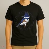 Belted Kingfisher The Original Bird Punk T-Shirt thumb 3