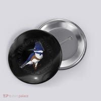 Belted Kingfisher The Original Bird Punk Button thumb 0