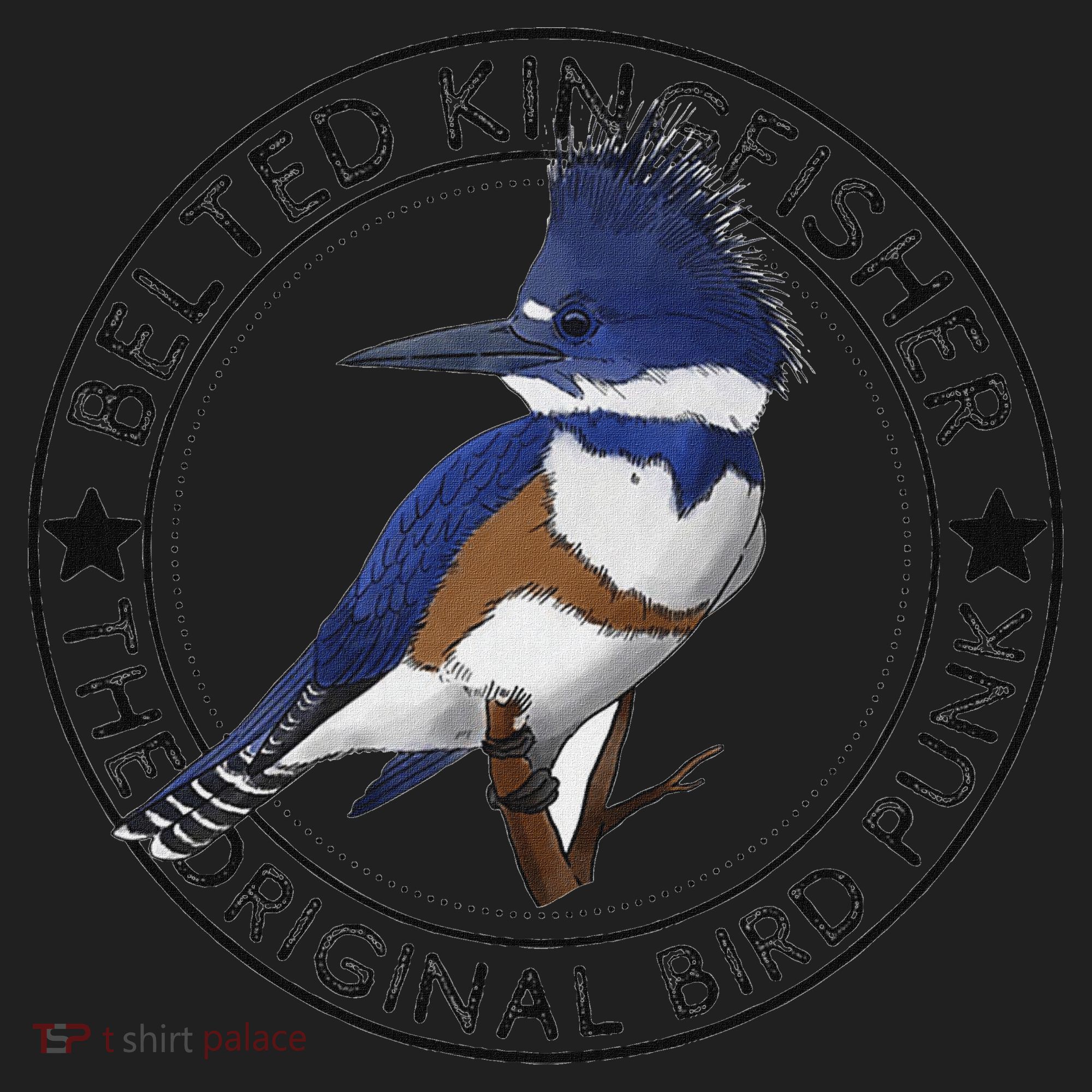 Belted Kingfisher The Original Bird Punk Beanie