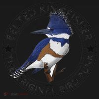 Belted Kingfisher The Original Bird Punk Pajama Set thumb 2