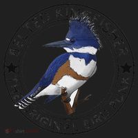 Belted Kingfisher The Original Bird Punk Hat thumb 2