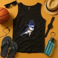 Belted Kingfisher The Original Bird Punk Tank Top thumb 4