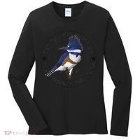 Belted Kingfisher The Original Bird Punk Women's Long Sleeve Shirt thumb 0
