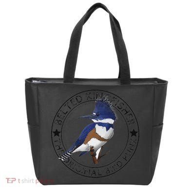 Belted Kingfisher The Original Bird Punk Tote Bag