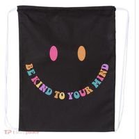 Be Kind To Your Kind Mental Health Matters Back & Front Drawstring Bag thumb 0