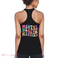 Be Kind To Your Kind Mental Health Matters Back & Front Women's Tank Top thumb 1