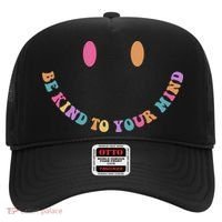 Be Kind To Your Kind Mental Health Matters Back & Front Hat thumb 0