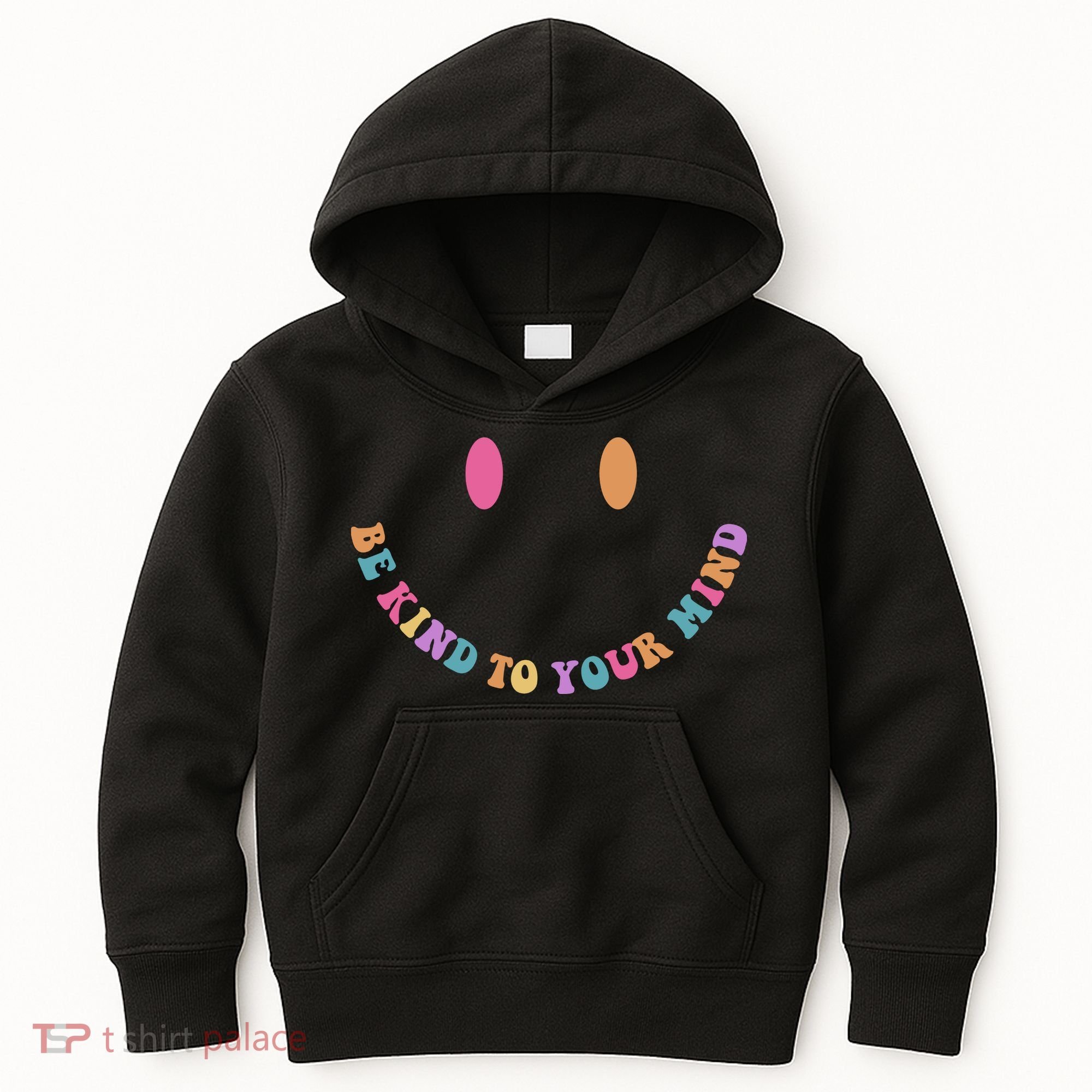 Be Kind To Your Kind Mental Health Matters Back & Front Kids Hoodie