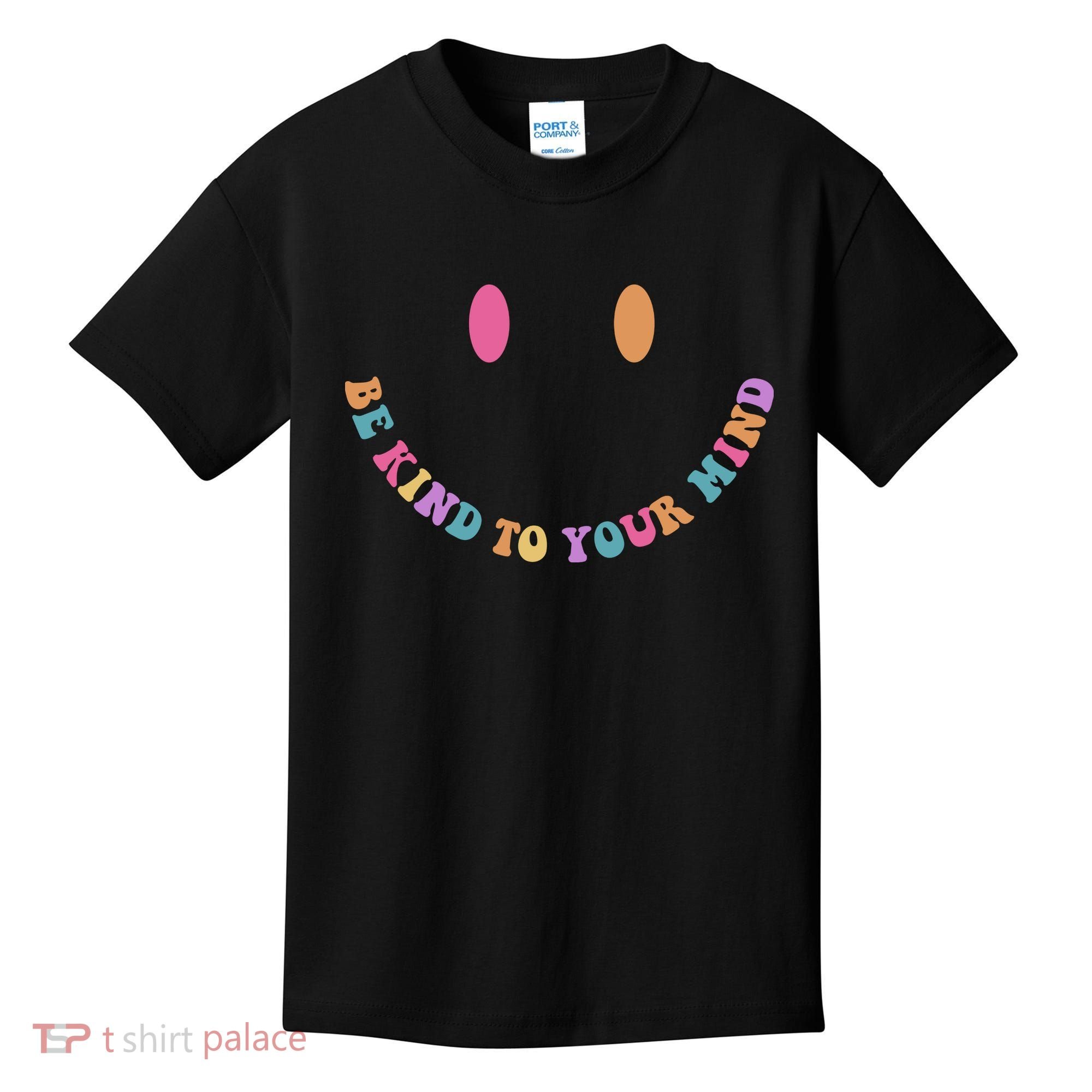 Be Kind To Your Kind Mental Health Matters Back & Front Kids T-Shirt