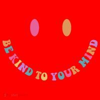 Be Kind To Your Kind Mental Health Matters Back & Front Santa Hat thumb 2