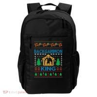 Backgammon King Ugly Christmas Backpack thumb 0