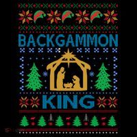 Backgammon King Ugly Christmas Coffee Mug thumb 5