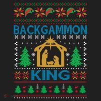 Backgammon King Ugly Christmas Tumbler thumb 3