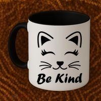 Be Kind Unity Day Anti Bullying Kitten Coffee Mug thumb 2