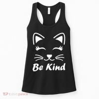 Be Kind Unity Day Anti Bullying Kitten Women's Tank Top thumb 0