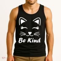 Be Kind Unity Day Anti Bullying Kitten Tank Top thumb 3