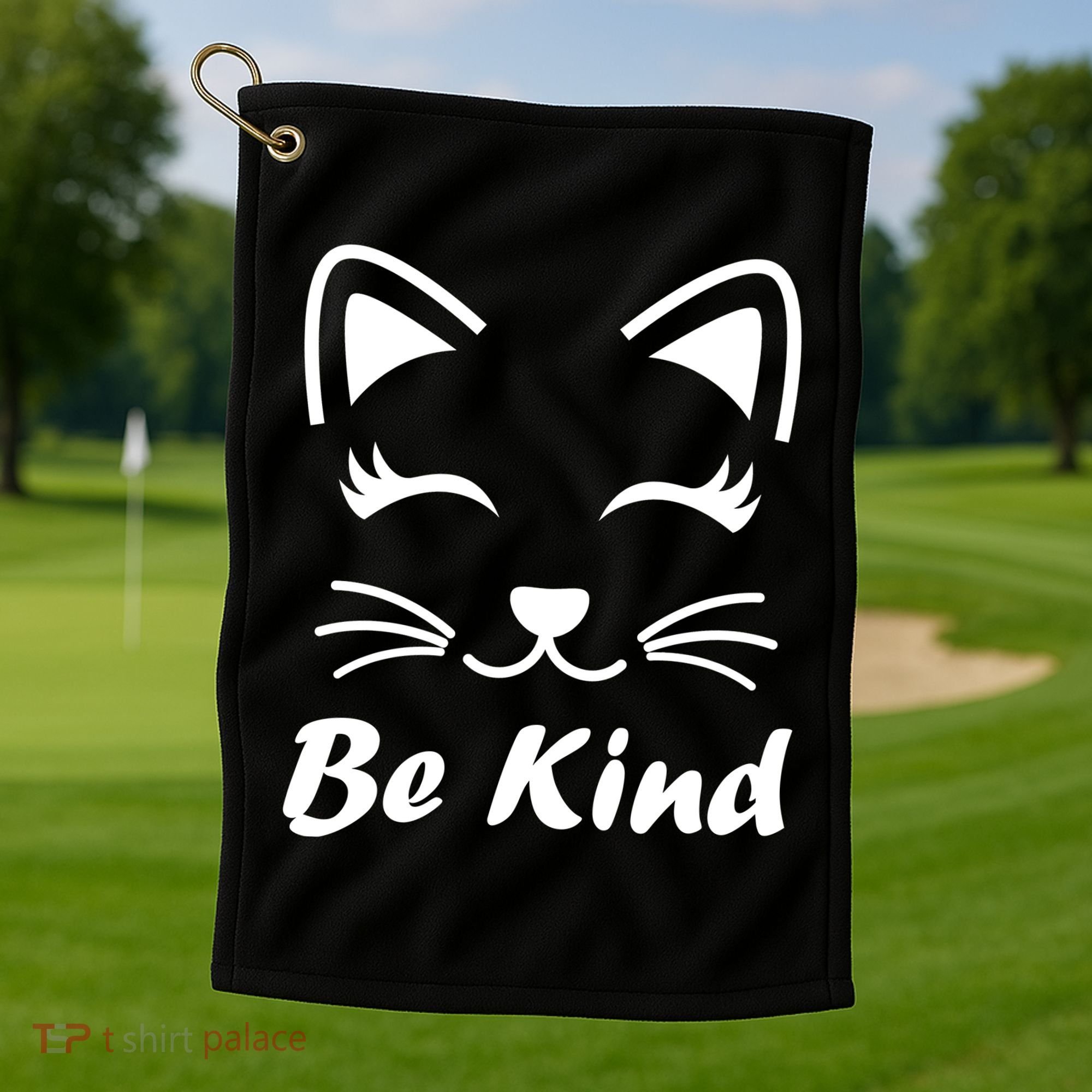 Be Kind Unity Day Anti Bullying Kitten Golf Towel