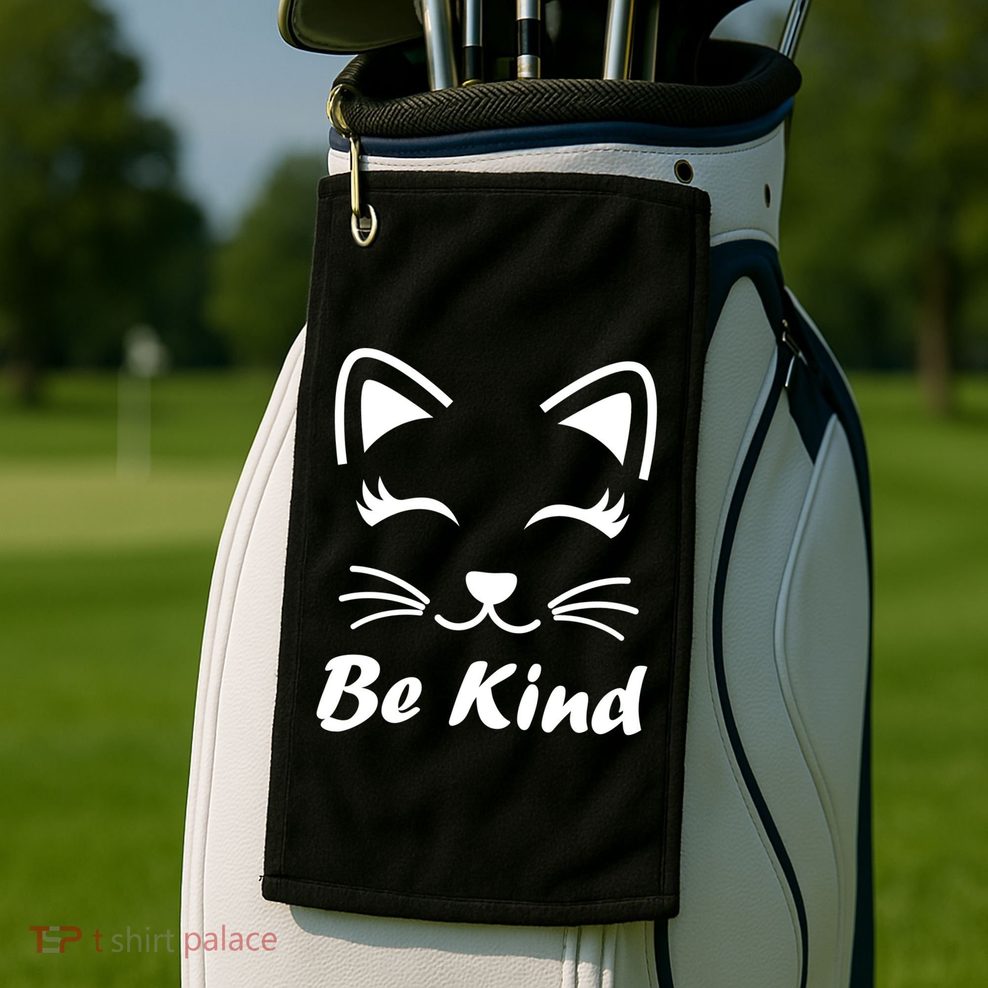 Be Kind Unity Day Anti Bullying Kitten Golf Towel
