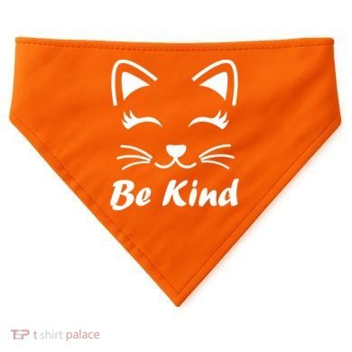 Be Kind Unity Day Anti Bullying Kitten USA-Made Doggie Bandana