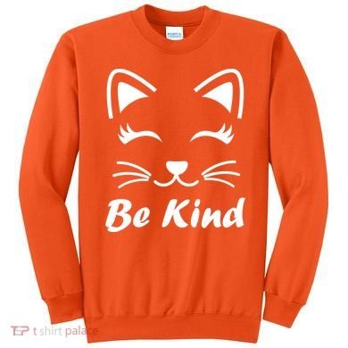 Be Kind Unity Day Anti Bullying Kitten Sweatshirt