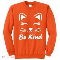Be Kind Unity Day Anti Bullying Kitten Sweatshirt thumb 0