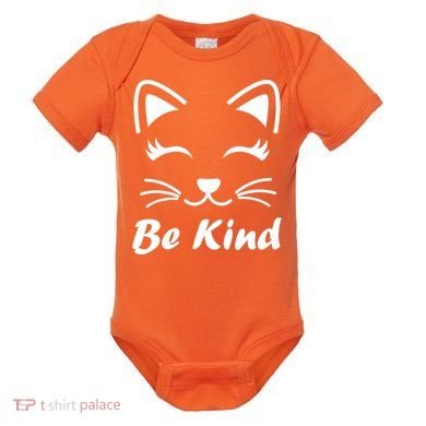 Be Kind Unity Day Anti Bullying Kitten Baby Bodysuit