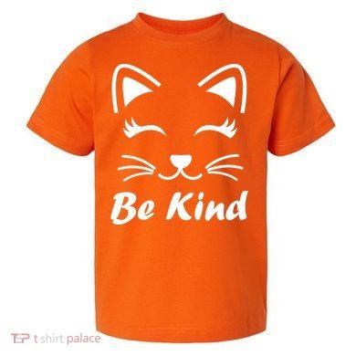 Be Kind Unity Day Anti Bullying Kitten Toddler T-Shirt