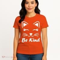 Be Kind Unity Day Anti Bullying Kitten Women's T-Shirt thumb 4