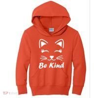 Be Kind Unity Day Anti Bullying Kitten Kids Hoodie thumb 0
