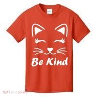 Be Kind Unity Day Anti Bullying Kitten Kids T-Shirt thumb 0