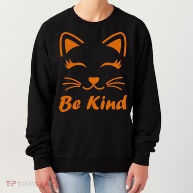 Be Kind Unity Day Orange Anti Bullying Kitten Women's Sweatshirt